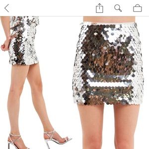 Endless Rose Fisheye Sequin Miniskirt size Small